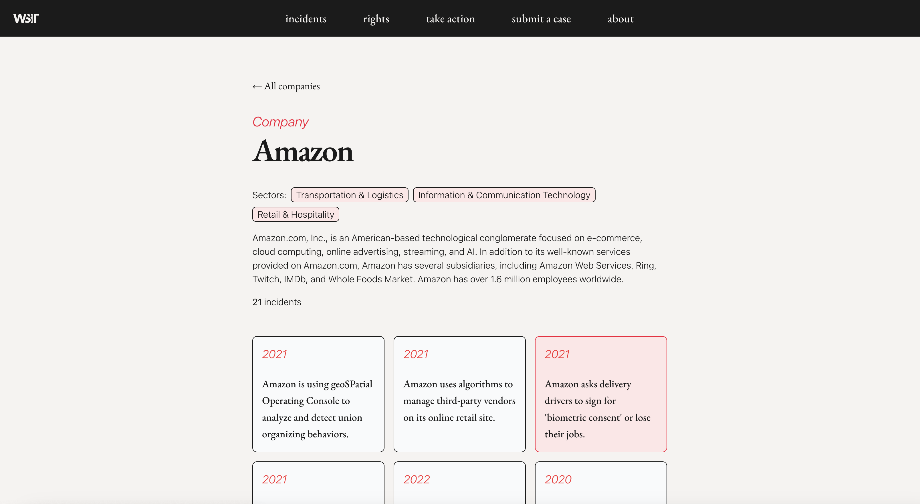 Workplace Surveillance Tracker