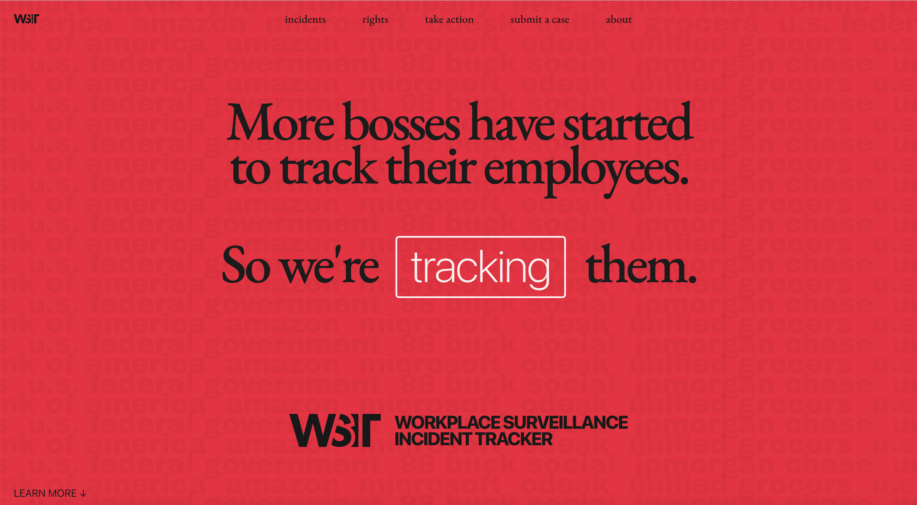 Workplace Surveillance Tracker