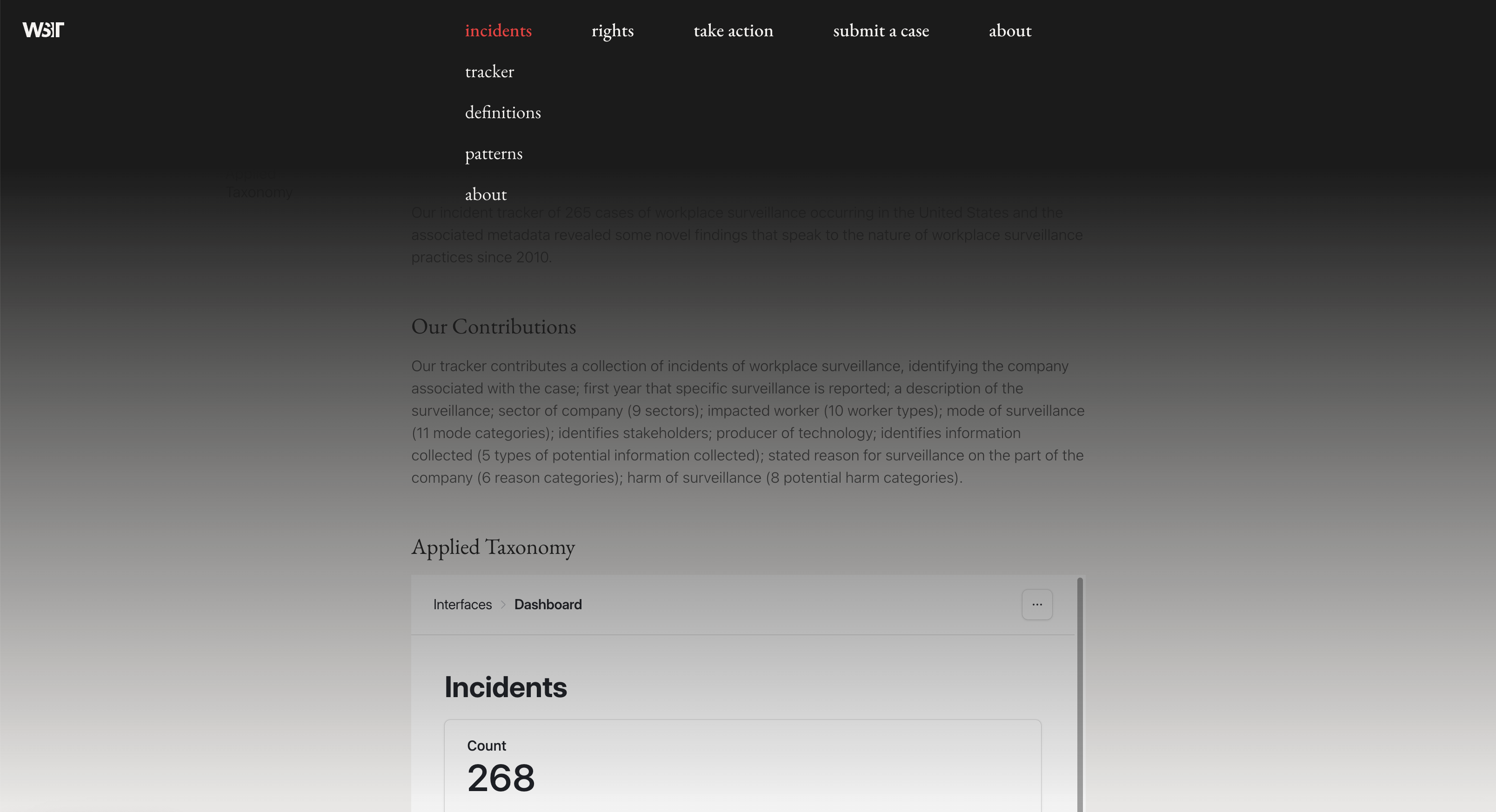 Workplace Surveillance Tracker